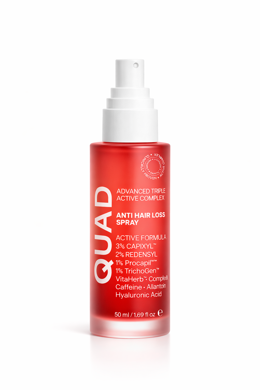 QUAD Unisex Saç Dökülme Karşıtı Sprey %3 Capixyl %2 Redensyl %1