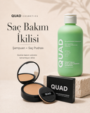 QUAD Kusursuz Görünüm Seti - Hacim + Kapatma Seti- UNISEX (AÇIKKAHVE-YEŞİL)