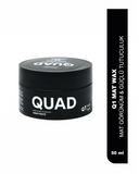QUAD Q1 Mat Saç Pastası 50 ml – Güçlü Tutuşlu Unisex Wax – Doğal Mat Görünüm