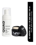 QUAD Q3 Foam Styler - Q1 Matt Paste - Doğal Hacim - Belirgin Bukle - Mat Şekillendirme Seti