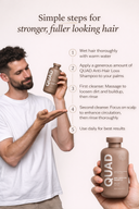 QUAD Anti-Hair Loss Shampoo – Strengthening Shampoo That Reduces Hair Loss