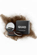 QUAD UNISEX Kahverengi Saç &amp; Sakal Kapatıcı Dolgunlaştırıcı Pudra – Doğal Topik Etki 10gr