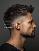 Q1 Matt Look Saç Şekillendirici Hair Paste - Doğal Mat Görünüm - Hacim - Unisex