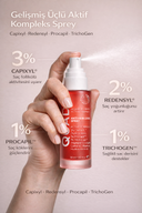 QUAD Unisex Saç Dökülme Karşıtı Sprey %3 Capixyl %2 Redensyl %1 Procapil – Güçlü Aktif Saç Serumu 50 ml