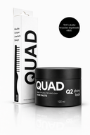 Q2 Beyaz Kırıcı Etkili Parlak Wax Seti 100 ml + Mucizevi Tarak – Güçlü Tutuş, Doğal Hacim