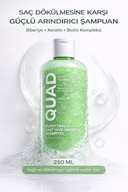 QUAD Purifying & Fast Hair Growth Shampoo – Saç Derisini Arındıran ve Hızlı Saç Uzamasını Destekleyen Şampuan