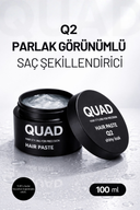 Q2 Beyaz kırıcı etkili parlak wax - Parlak Görünüm - Güçlü Tutucu - Unisex - 100 ml